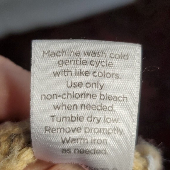 Sweater Crew Neck Wool Blend Multicolor Size XL - Picture 5 of 5